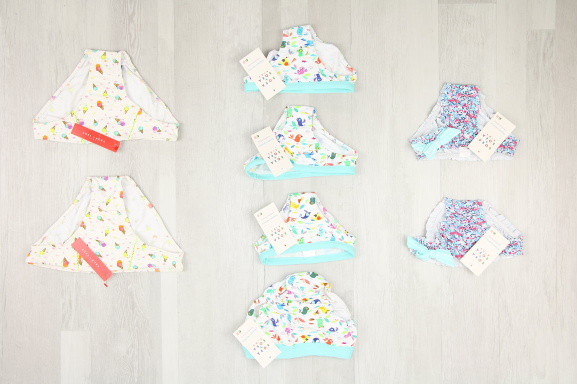 3,50 € l'unité BORA BORA stock maillots de bain enfants 89 pièces - SS - RÉF. 6257