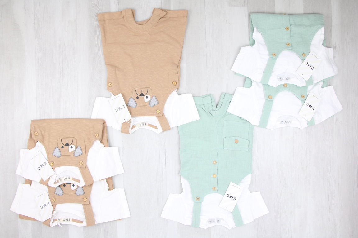 €7,00 al pezzo EMC stock abbigliamento bambini 101 pezzi - P/E - RIF. 6285