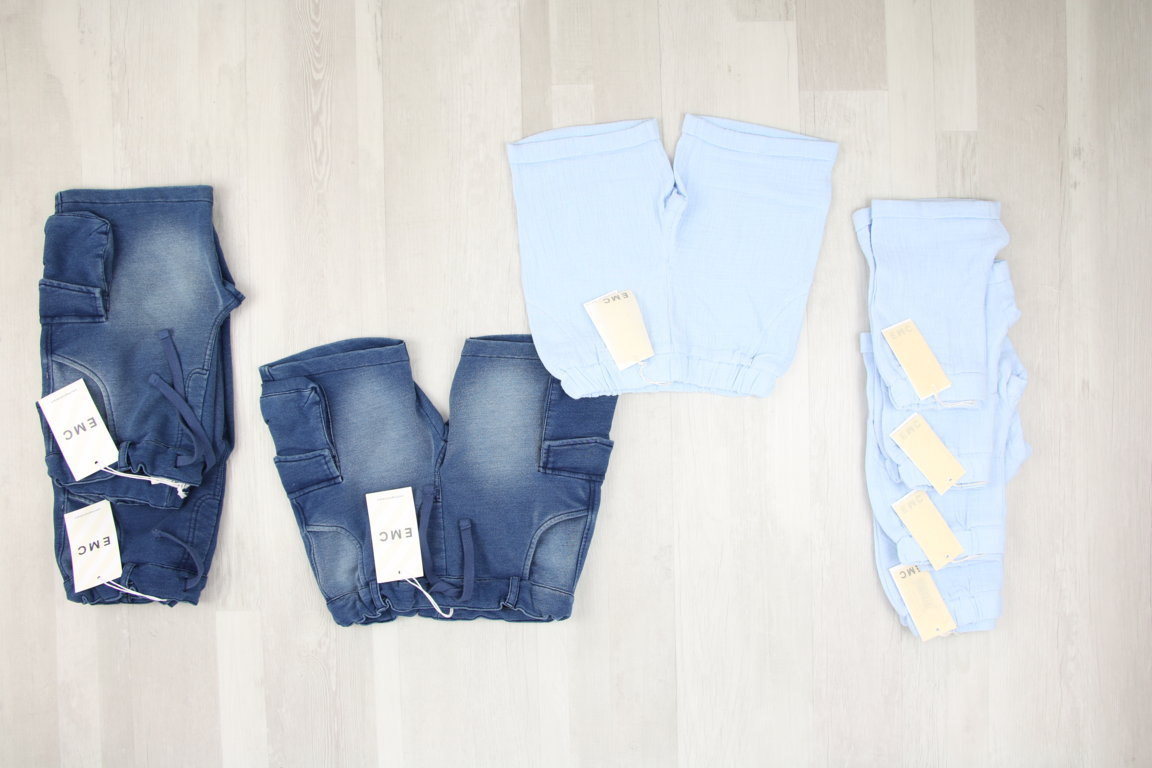 €7,00 al pezzo EMC stock abbigliamento bambini 101 pezzi - P/E - RIF. 6285