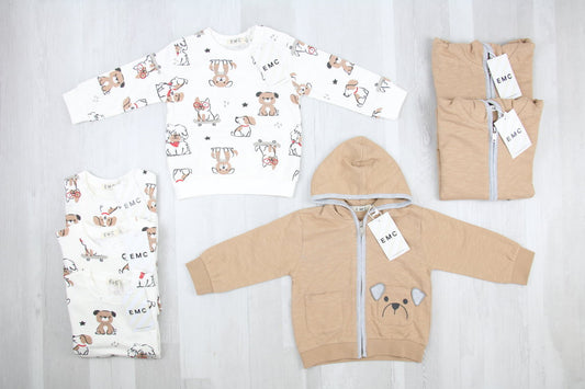 €7,00 al pezzo EMC stock abbigliamento bambini 101 pezzi - P/E - RIF. 6285