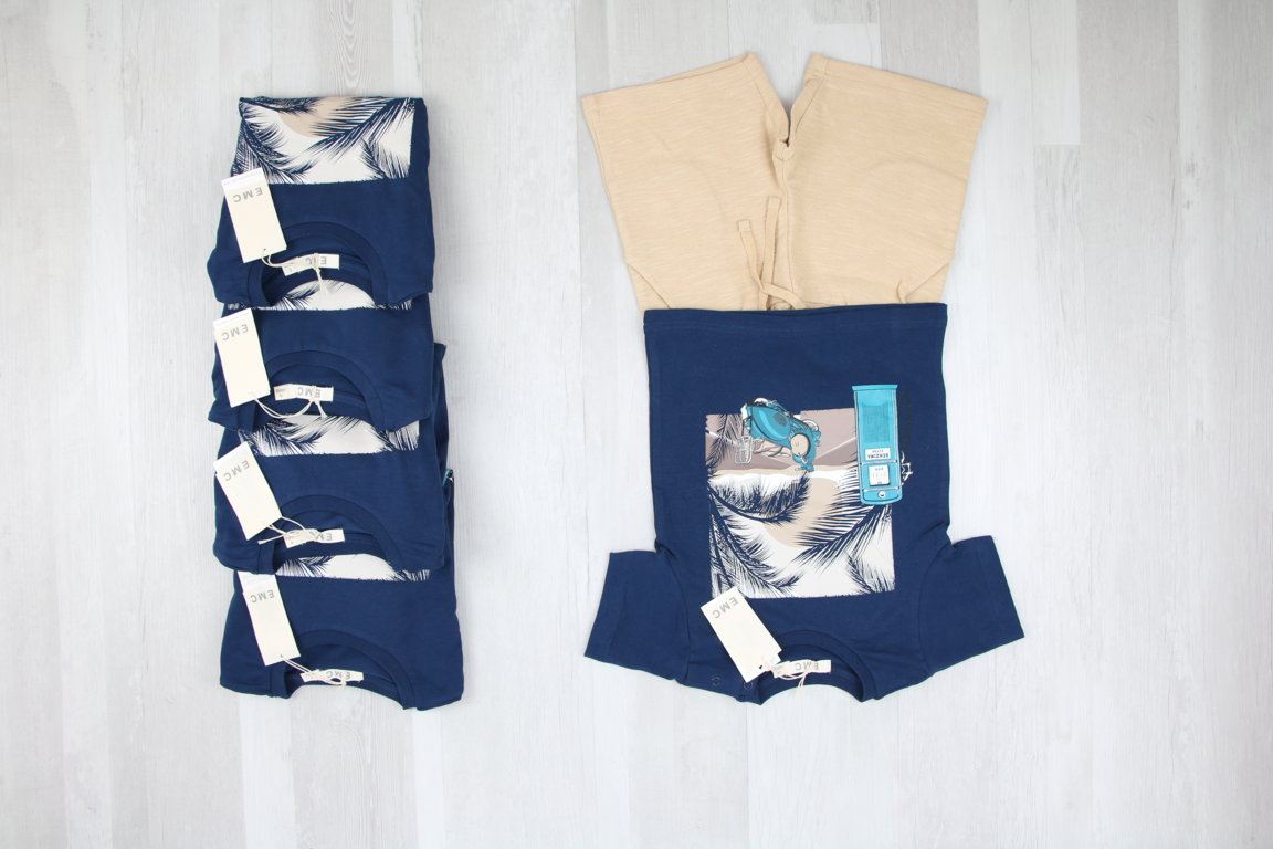 €7,00 al pezzo EMC stock abbigliamento bambini 101 pezzi - P/E - RIF. 6285