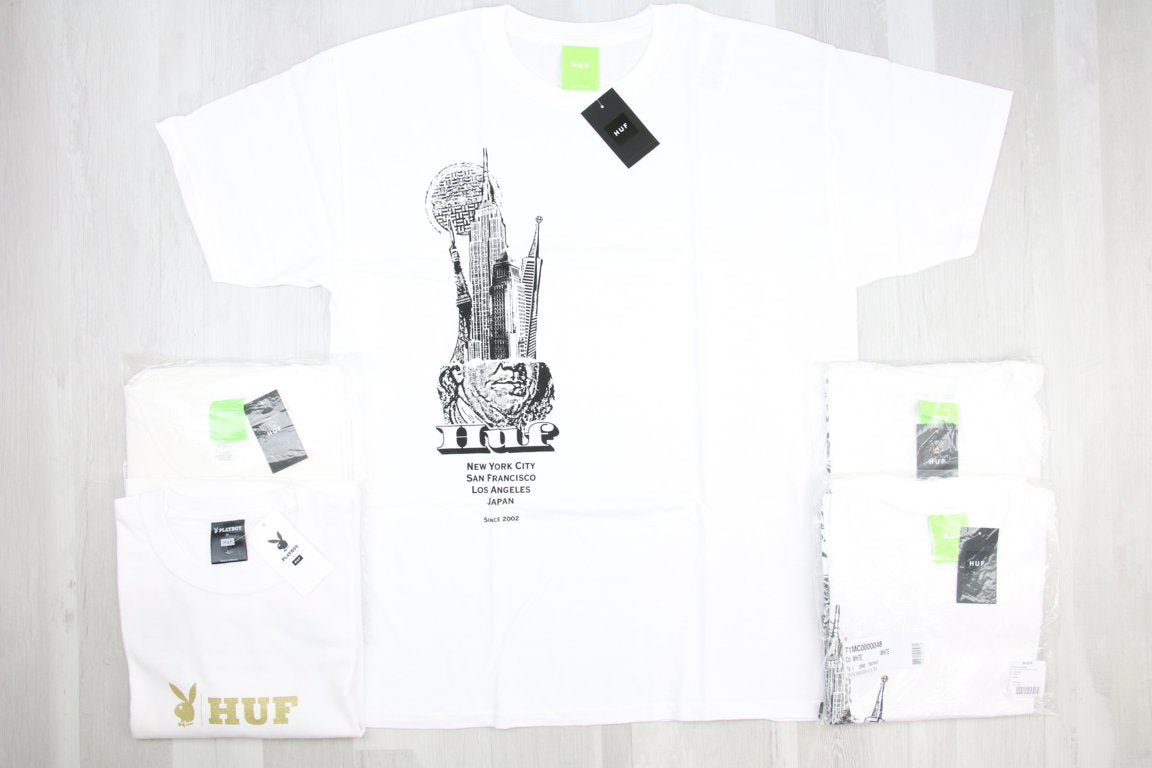 €10,50 al pezzo HUF stock abbigliamento uomo 80 pezzi - MULTISTAGIONE - RIF. 6286
