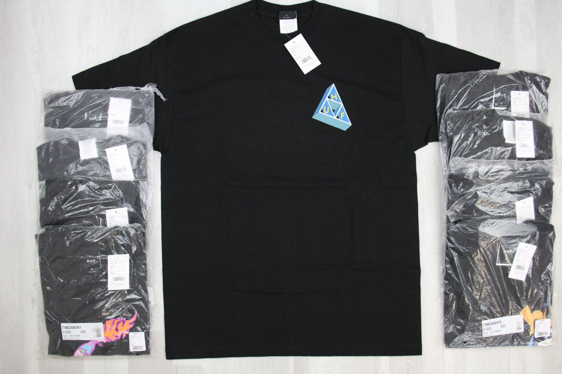 €10,50 al pezzo HUF stock abbigliamento uomo 80 pezzi - MULTISTAGIONE - RIF. 6286