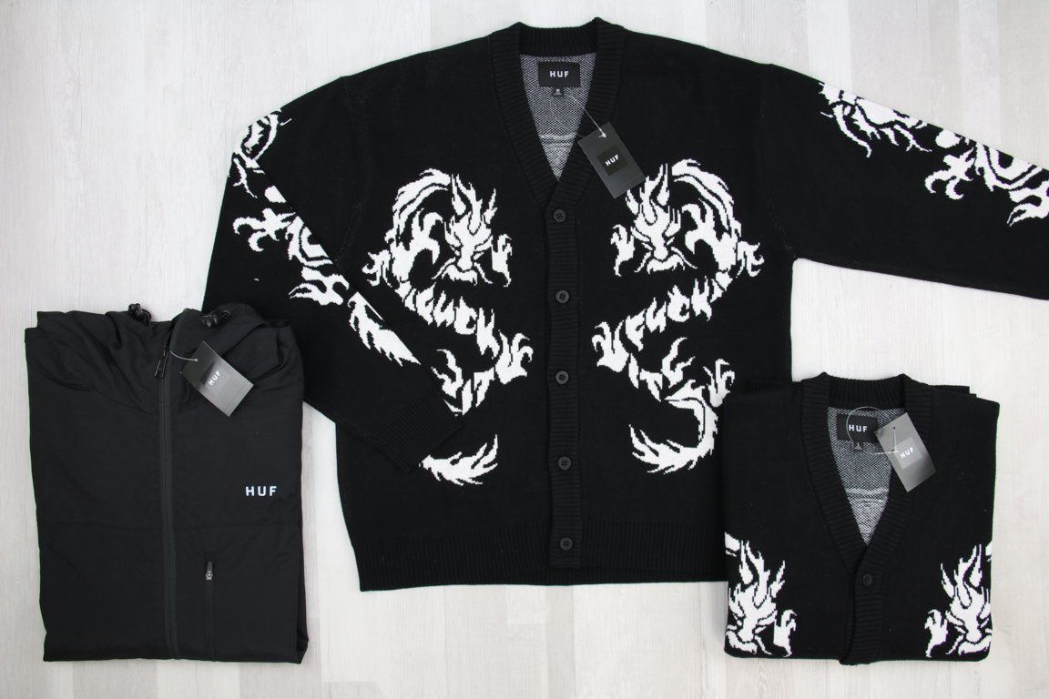 €10,50 al pezzo HUF stock abbigliamento uomo 80 pezzi - MULTISTAGIONE - RIF. 6286