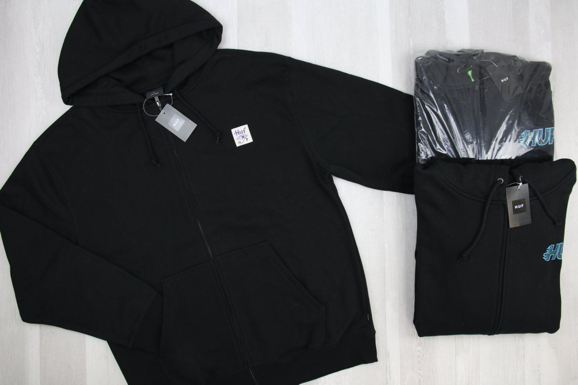 €10,50 al pezzo HUF stock abbigliamento uomo 80 pezzi - MULTISTAGIONE - RIF. 6286