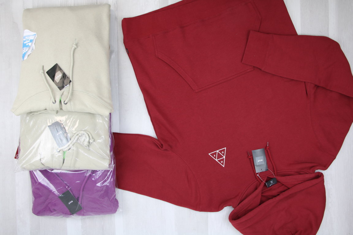 €10,50 al pezzo HUF stock abbigliamento uomo 80 pezzi - MULTISTAGIONE - RIF. 6286