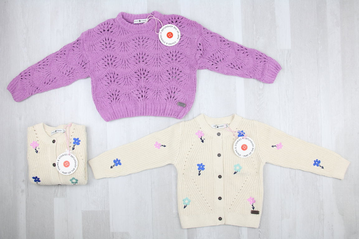 €5,60 al pezzo STAINS & STORIES BY BABY FACE stock abbigliamento bambini 56 pezzi - A/I - RIF. 6289