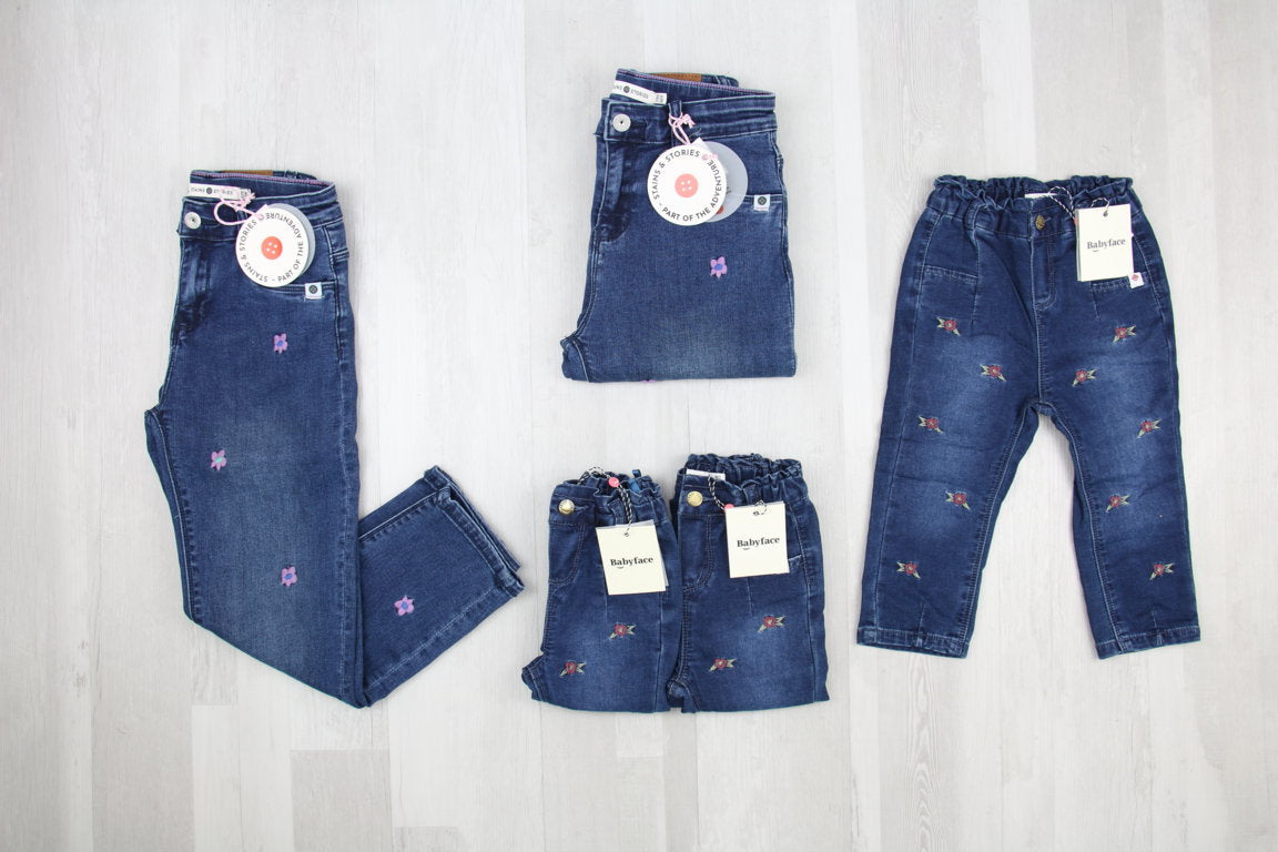 €5,60 al pezzo STAINS & STORIES BY BABY FACE stock abbigliamento bambini 56 pezzi - A/I - RIF. 6289