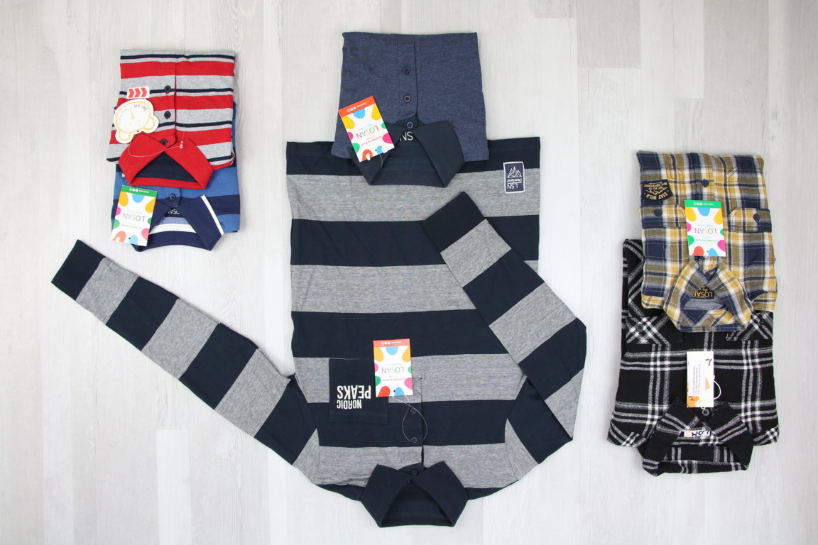 €4,55 al pezzo LOSAN stock abbigliamento bambini 192 pezzi - A/I - RIF. 6294