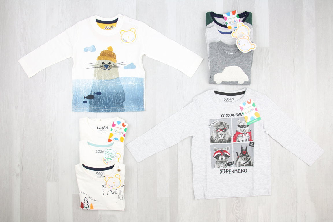 €4,55 al pezzo LOSAN stock abbigliamento bambini 192 pezzi - A/I - RIF. 6294
