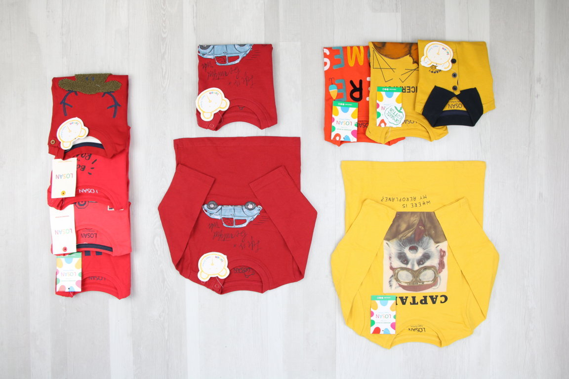 €4,55 al pezzo LOSAN stock abbigliamento bambini 192 pezzi - A/I - RIF. 6294