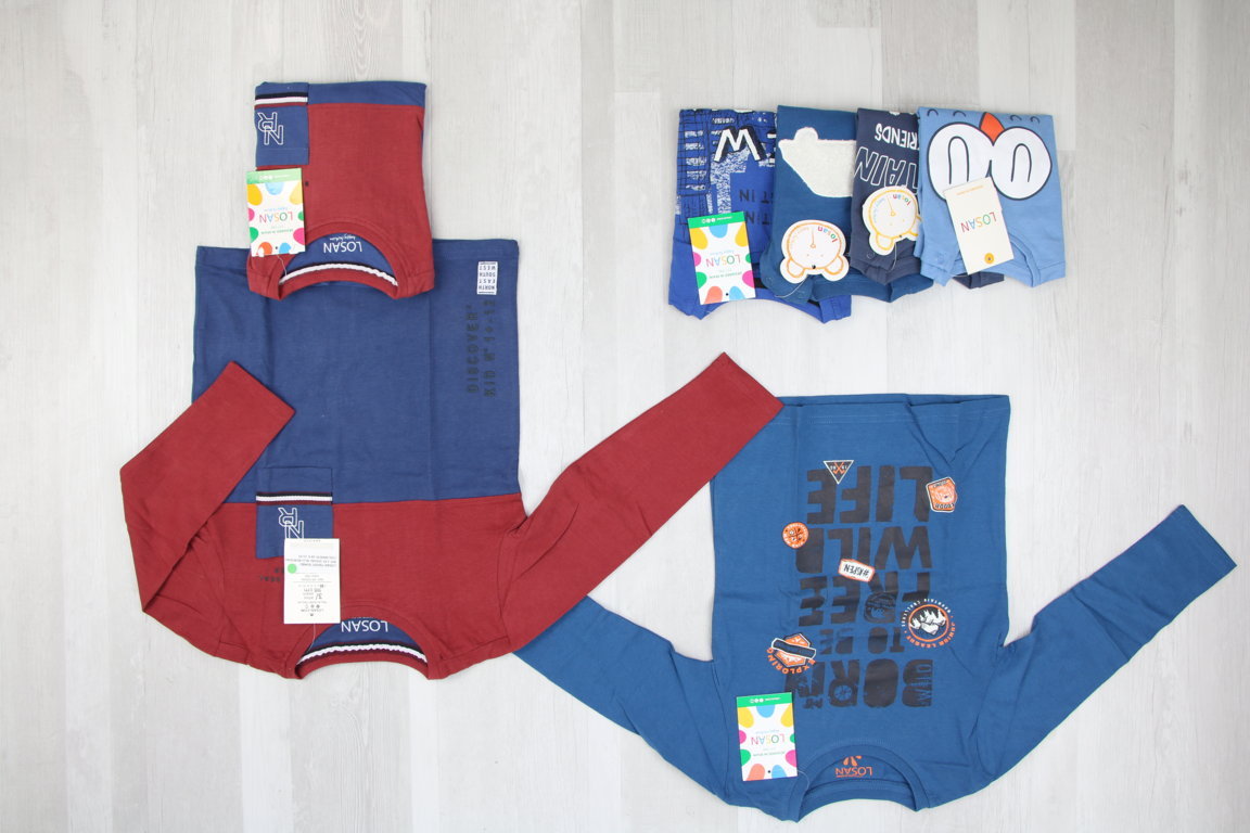 €4,55 al pezzo LOSAN stock abbigliamento bambini 192 pezzi - A/I - RIF. 6294