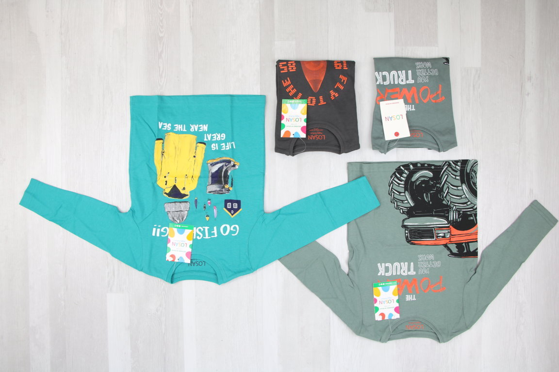 €4,55 al pezzo LOSAN stock abbigliamento bambini 192 pezzi - A/I - RIF. 6294