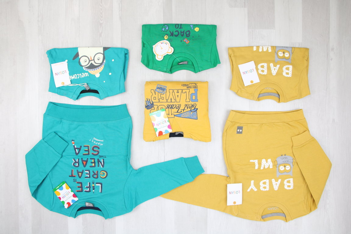 €4,55 al pezzo LOSAN stock abbigliamento bambini 192 pezzi - A/I - RIF. 6294
