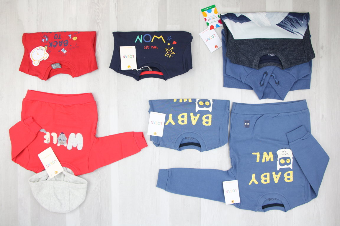 €4,55 al pezzo LOSAN stock abbigliamento bambini 192 pezzi - A/I - RIF. 6294