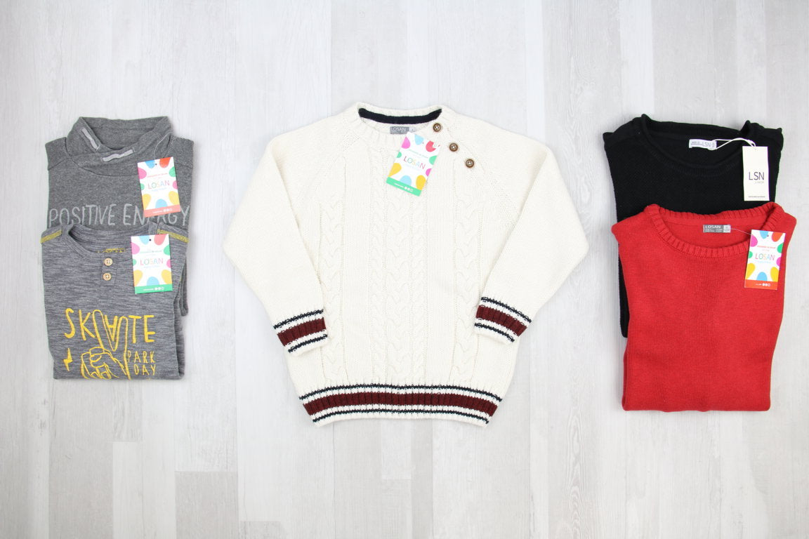 €4,55 al pezzo LOSAN stock abbigliamento bambini 192 pezzi - A/I - RIF. 6294