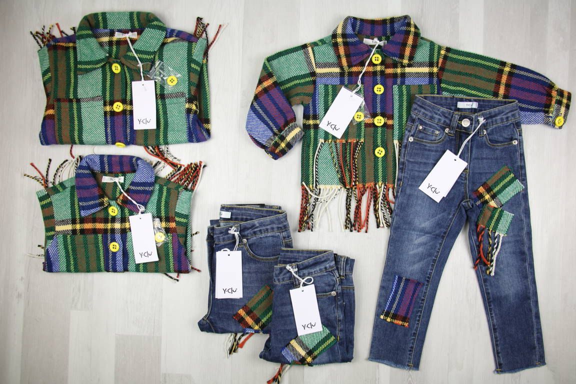 €5.00 per piece Y-CLU' kids' clothing stock 125 pieces - FW - SS - REF. 6166AF