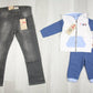 8,00 € la pièce DIADORA, DIESEL, LEVI'S, REPLAY, INVICTA, etc. stock de vêtements pour enfants 78 pièces - SS - FW - REF. 6174AF