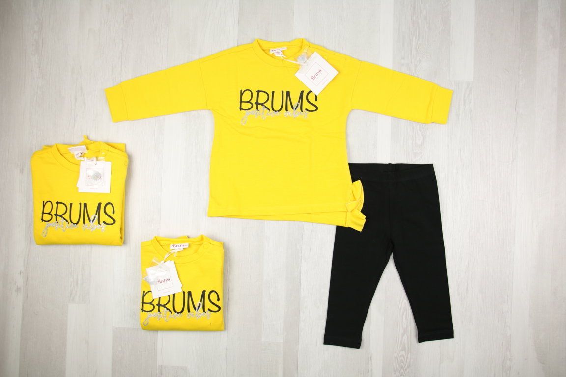 €4.63 per piece BRUMS stock girls' clothing 142 pieces - SS - FW - REF. 6176AF