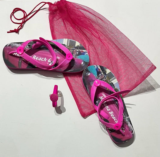 €5.00 per piece HABANA BEACH & CO stock of women's flip-flop sandals 1100 pairs - S/S - REF. TV6120