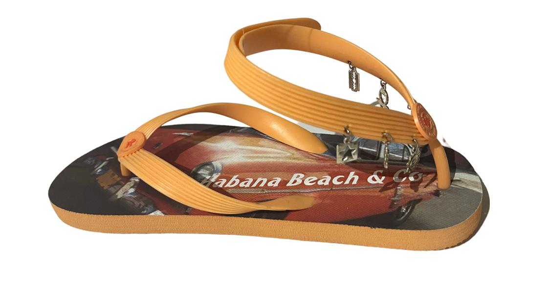 €5,00 al pezzo HABANA BEACH & CO stock sandali infradito donna 1100 paia - P/E - RIF. TV6120