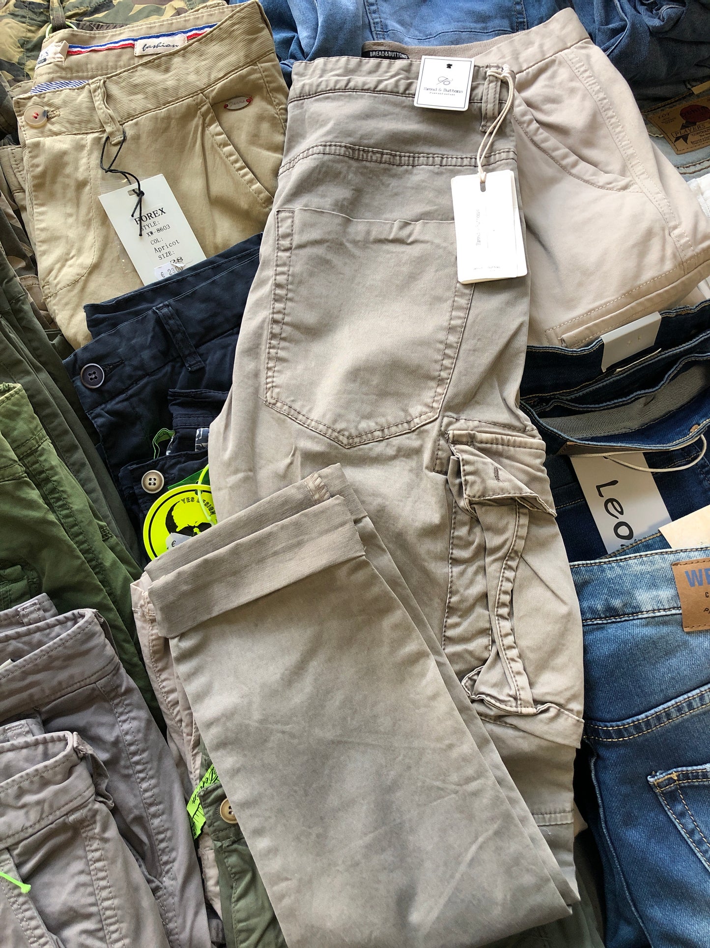 €2,71 al pezzo PRONTO MODA MADE IN ITALY stock abbigliamento e accessori uomo/donna 1333 pezzi - A/I - P/E - RIF. 6146P1