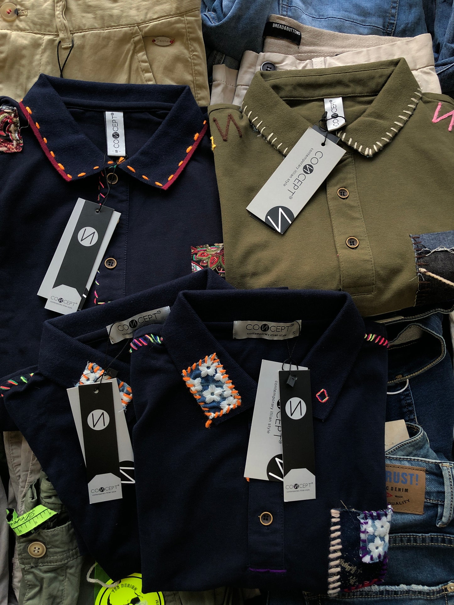 €2,71 al pezzo PRONTO MODA MADE IN ITALY stock abbigliamento e accessori uomo/donna 1333 pezzi - A/I - P/E - RIF. 6146P1