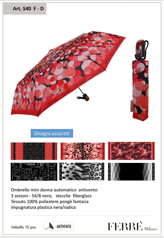 €6,50 al pezzo FERRE’ stock ombrelli 630 pezzi - A/I - RIF. TV6111
