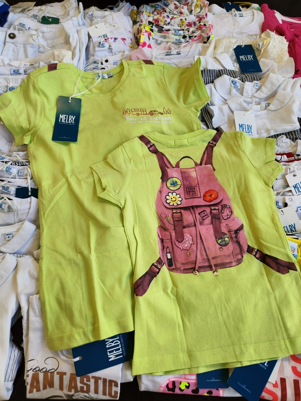 DISCOUNTED - 20% €4.80 per piece MELBY clothing stock <tc>Kids</tc>  295 pieces - <tc>S/S</tc>  - REF. 6001AF