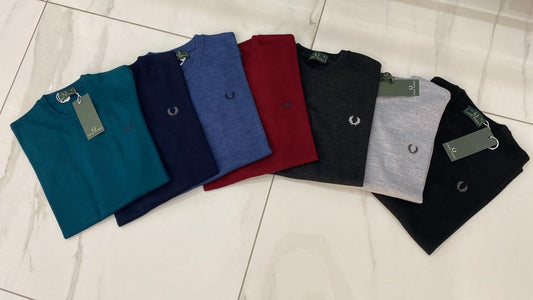€24.00 per piece FRED PERRY stock men's knitwear 100 pieces - F/W - REF. TV5977
