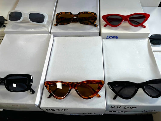 PROMO -10% 4,50 € la pièce MONTENAPOLEONE AVENUE stock lunettes de soleil et lunettes 1100 pièces - REF. 5985